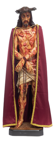 Imagem Jesus Flagelado 135cm Resina Coroa Espinhos