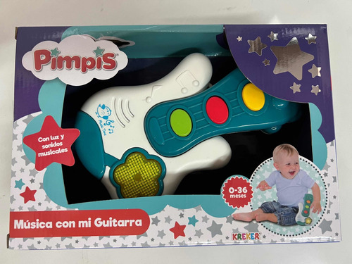 Imagen 2 de 6 de Musica Con Mi Guitarra, Con Luz Y Sonidos. Kreker Pimpis