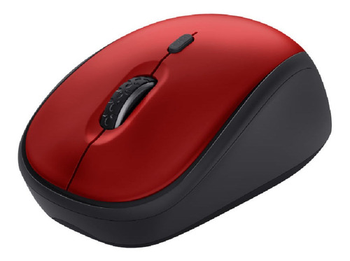 Trust 24550 Mouse Ivy+ Silent Eco Red Inal Color Rojo