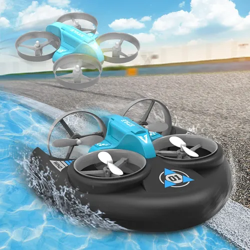 Rc Drone 3 Em 1 Rc Rc Drone Boat Ve culo Dirigindo Altitude