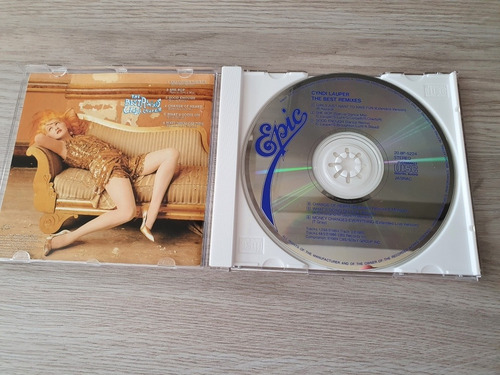 Cd Cyndi Lauper The Best Remix Raro!