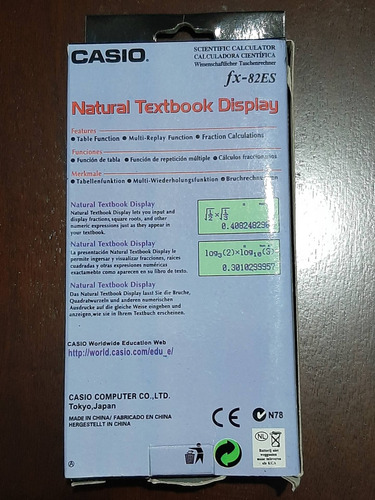 Calculadora Científica Casio Fx-82es, Nueva En Caja, Oferta!