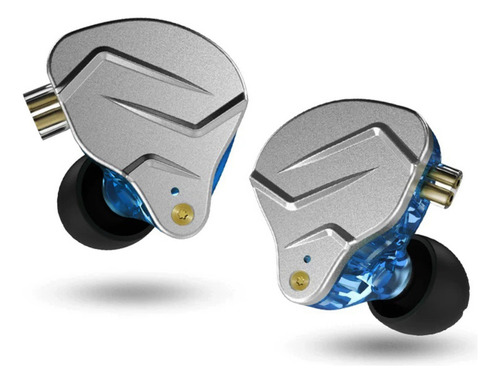 Auriculares In-ear Kz Zsn Pro Standard blue sin microfono