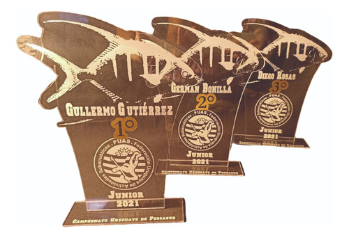 Trofeos Personalizados Medallas Placas Grabados Acrílico