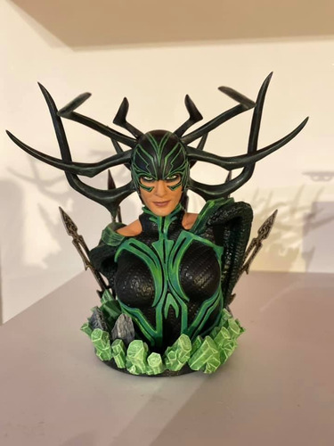 Busto Hela Thor  Marvel Coleccion Impreso En 3d