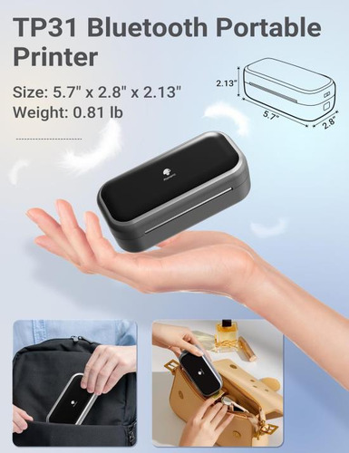 Impresoras Térmicas Portátiles Phomemo - Impresora Tp31
