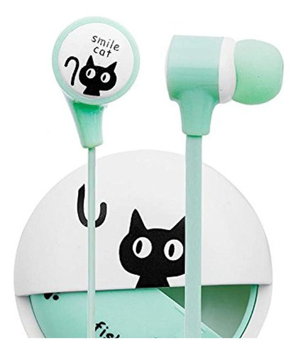 Qearfun Stereo 3.5mm En La Oreja Cat Cat Auriculares Auricul