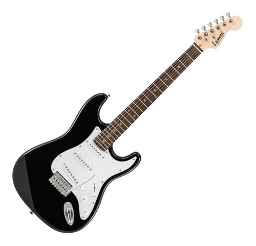 Imagen 3 de 5 de Guitarra eléctrica Leonard LE362 stratocaster de aliso black con diapasón de palo de rosa