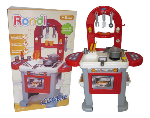 Cocina Rondi Cookie 3082 Con Horno Y 22 Accesorios