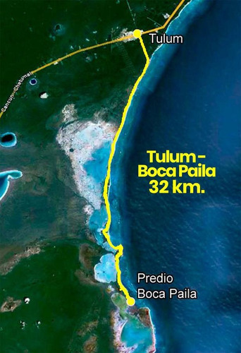 Imagen 2 de 6 de Venta De Terreno Boca Paila, Tulum, Ideal Para Inversionistas Y Desarrolladores