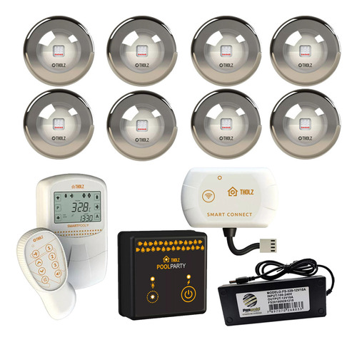 Kit Led 6w - 128m², Smart Pool + Smart Connect + Pool Party