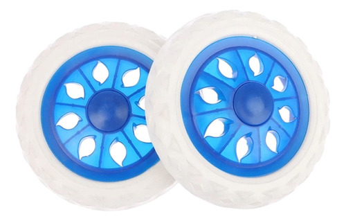 Ruedas Plegables Para Carrito De Compras, Ruedas Para Azul