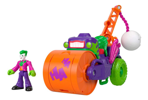 Fisher-price Imaginext Dc Super Friends The Joker Steamroll.