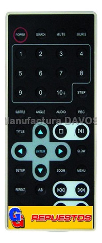 Control Remoto Dvd X View 3527