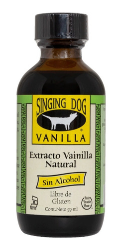 Extracto De Vainilla Sin Alcohol 59 Ml Singing Dog By Manare