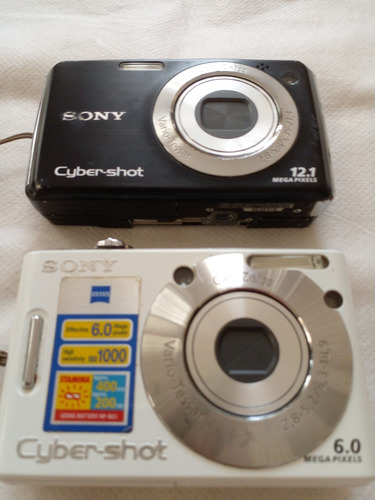 Kit C/2 Cameras Digital Dsc W 230/dsc W 30 Sony Com Defeito.
