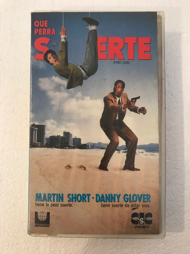 Vhs Que Perra Suerte Pure Luck Martin Short Danny Glover (Usado)