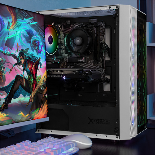 Xtreme Pc Geforce Rtx 3060 Ryzen 5 16gb Ssd 1tb Wifi White