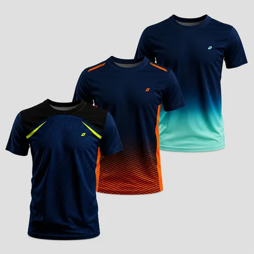 Kit 3 Camisas Dry Proteção Uv Academia E Casual