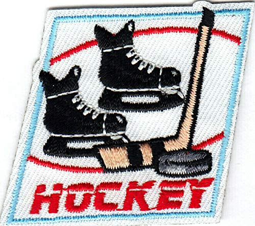 Hockey Iron On Patch Juegos Hockey Patines Deportes