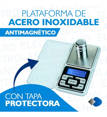 Balanza De Precision De 0.1 A 500 Gr Joyeria Retroiluminada
