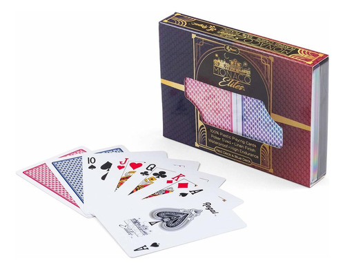 Naipes De Poker Regal Games Monaco Elite -  De Póquer 10 Npk