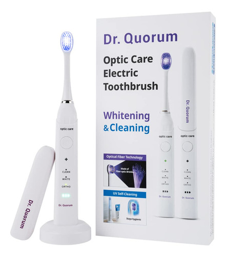 Dr. Quorum Cepillo De Dientes Elctrico Para Blanquear Led, C