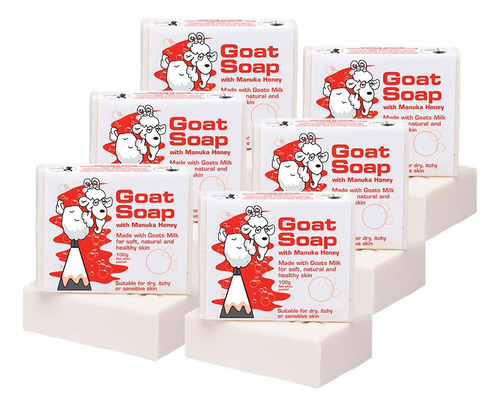 Goat Soap Value Six Packs - Para Una Piel Suave, Natural Y S