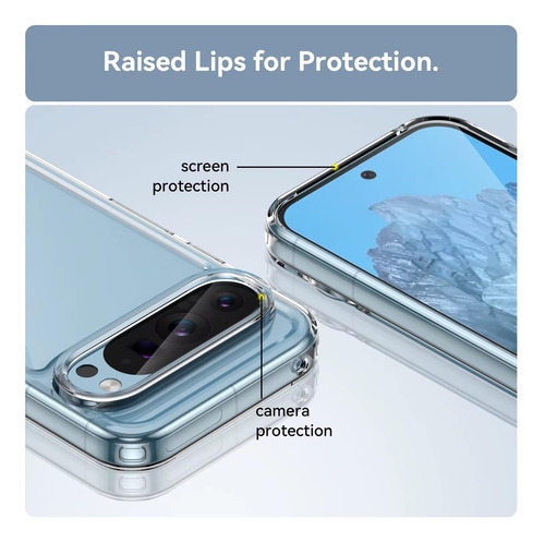 Funda Space Clear Premium Para Google Pixel 9/9 Pro/9 Pro Xl Transparente Pixel 9/9 Pro