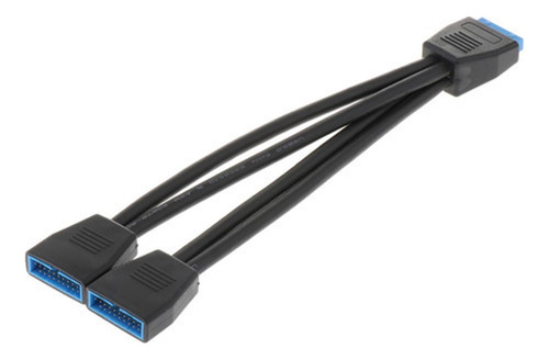 A Cabezal Usb De 19 Pines Usb3.0 Placa Base Divisor Usb Hub