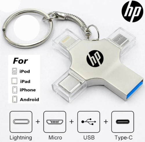 Pendrive Hp 4en1 256gb