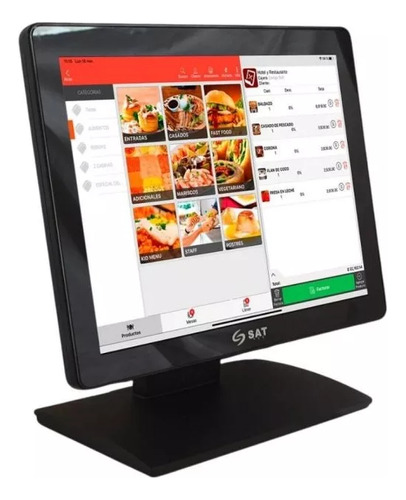 Monitor Tactil Touch 15 Capacitivo Hdmi + Vga Sat 1054fph