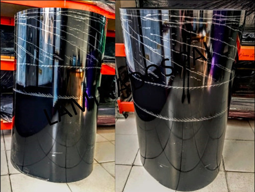 Imagen 5 de 7 de Placa Poliestireno Alto Impacto 1mt X 2mt Negra 1mm Plancha