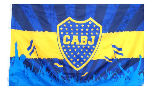 Bandera De Boca Juniors Bj938 150 X 90cm Producto Oficial