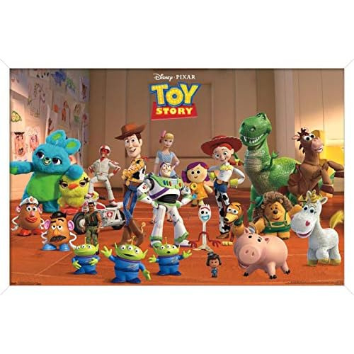 Póster De Pared De Collage De Toy Story 4 De Disney Pi...