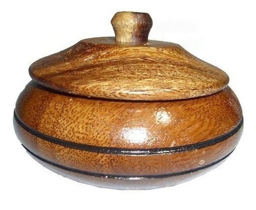 Salsera Bowl Madera Saman Artesanal Piezas Unicas Cocina