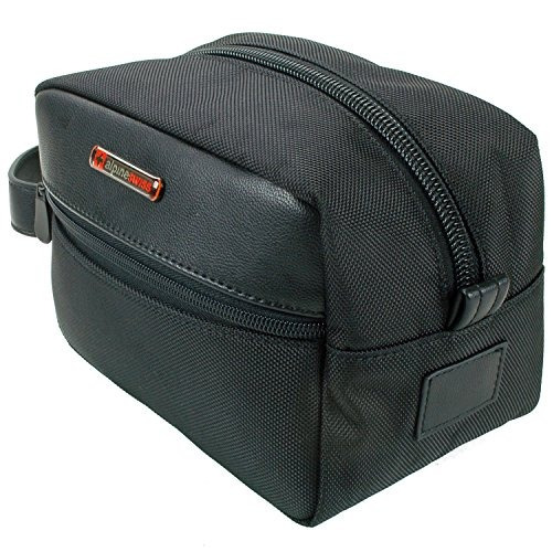 Alpine Suizo Hudson Travel Toiletry Bag Shaving Dopp Kit, Ne