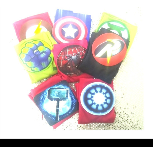 10 Capas De Superheroes Souvenir Fiesta