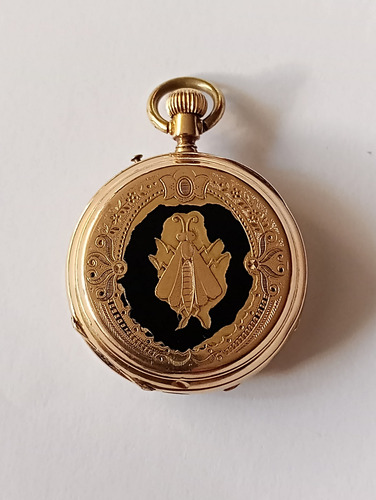 Antiguo Reloj De Bolsillo Armand Geneve Oro 14k Suiza 30s (Usado)
