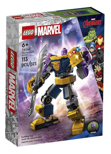 Lego Armadura Robotica De Thanos Cantidad De Piezas 113