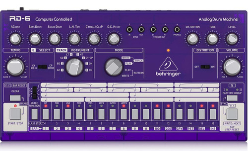 Behringer Rhythm Designer Rd-6-gp - Máquina De Tambores An.