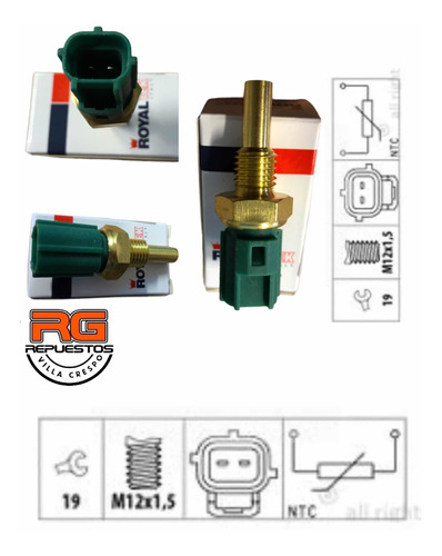 Sensor Temperatura Suzuki Grand Vitara Diesel Motor Rft