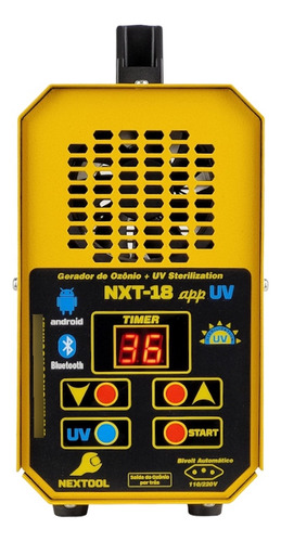 Gerador De Ozônio Automotivo 15g/h + Uv + App Nxt-18 Nextool