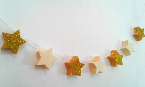 Guirnalda 3d Banderin Corazones, Estrellas,nombres Decorados