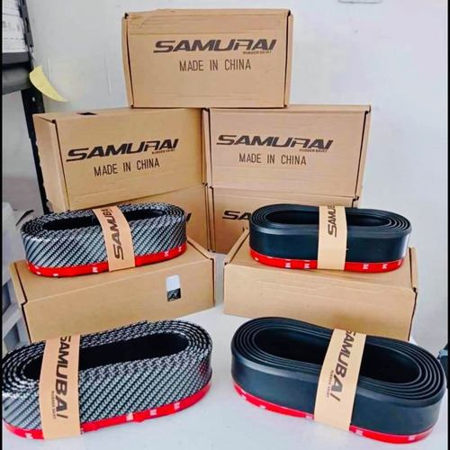 Imagen 9 de 10 de Lip Faldon Estribo Spoiler Universal Flexible Samurai 2.5m