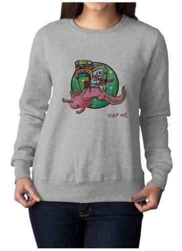 Sudadera Axolotl Trajinera De Muertos