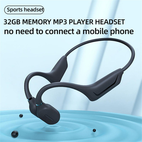 Modamodaauriculares De Conducción Ósea 360 Bluetooth Negrofa