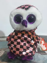 Comprar Peluche Búho Ty Lentejuelas Ojos Grandes De 18cm Caja 44