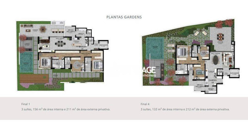 Imagem 18 de 20 de Apartamento Garden Com 3 Dormitórios À Venda, 132 M² Por R$ 2.862.054 - Ahú - Curitiba/pr - Gd0020