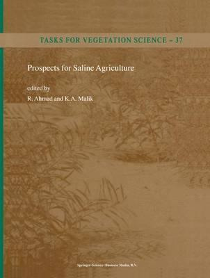 Libro Prospects For Saline Agriculture - Rafiq Ahmad